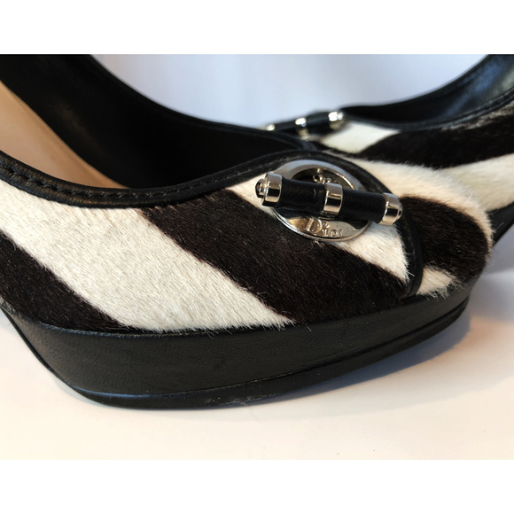 Christian Dior Heels/Pumps in Pony Hair Leather - Picture 5 of 8
